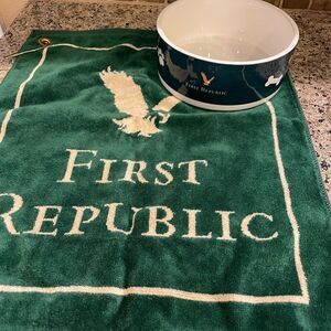 First Republic Rare Dog Dish and Golf Towel